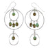 Authentic Sterling Silver Turquoise Hook Dangle Earrings RX56749